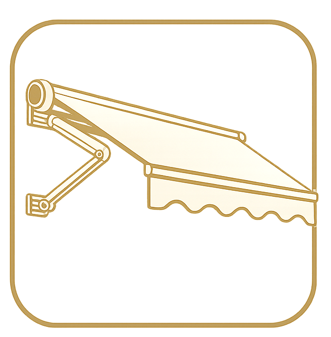 Icono de toldo a medida para viviendas en Madrid diseño moderno y personalizado